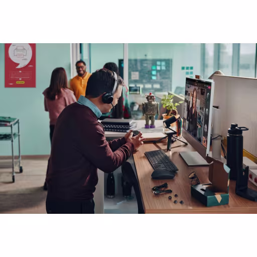 Imagen 3 de Auriculares Poly Voyager Focus 2 Certificación Microsoft Teams USB-C Negro