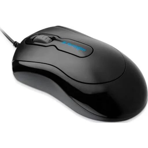 Imagen 2 de Mouse Alámbrico Kesington Óptico USB In a Box Color Negro 