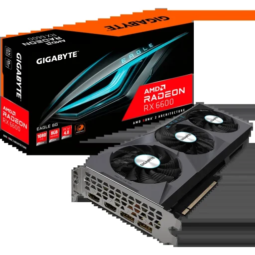 Imagen 0 de Gigabyte Radeon RX 6600 EAGLE 8G [GV-R66EAGLE-8GD]