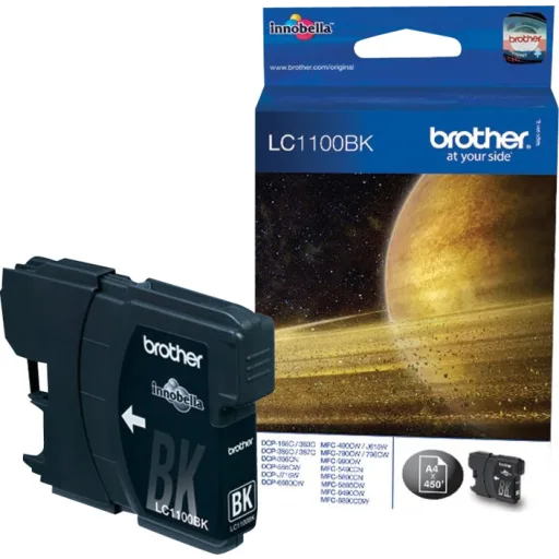 Imagen 3 de CARTRIDGE LC1100HYBK BLACK BROTHER