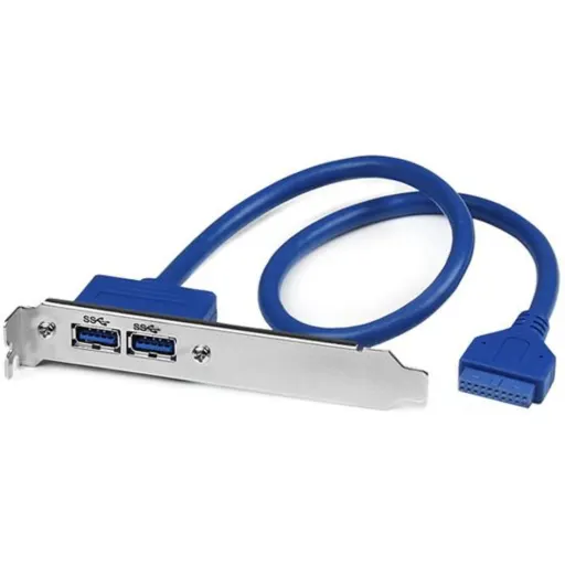 Cable de 15cm Extensor USB 3.0 - Alargador USB 3.0 SuperSpeed Negro