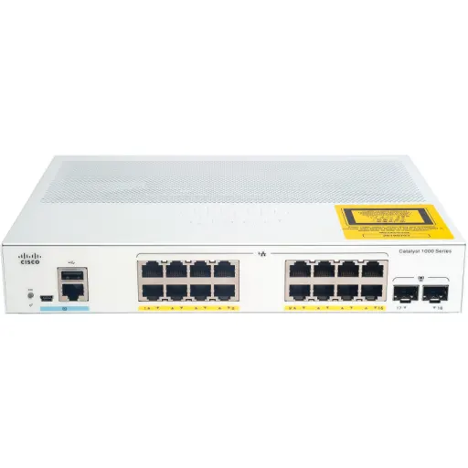 Imagen 1 de Switch Cisco Catalyst 1000, 16 puertos GE PoE, 2 puertos 1G SFP