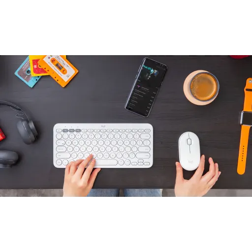 Imagen 5 de Logitech K380 Multi-Device Keyboard- Spanish Layout Lavender