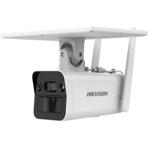 Imagen 0 de Cámara Solar Bullet Hikvision IP 4MP Panel Solar IP66 PIR LF 4mm WDR IR 30mt 4G