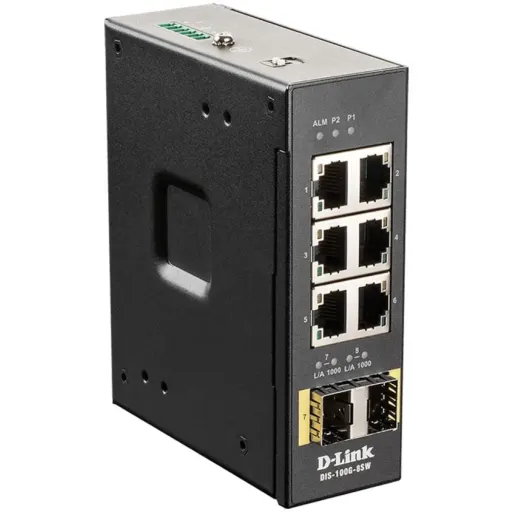 Imagen 0 de Switch Industrial D-Link DIS-100G-8SW 8-Port Gigabit Unmanaged