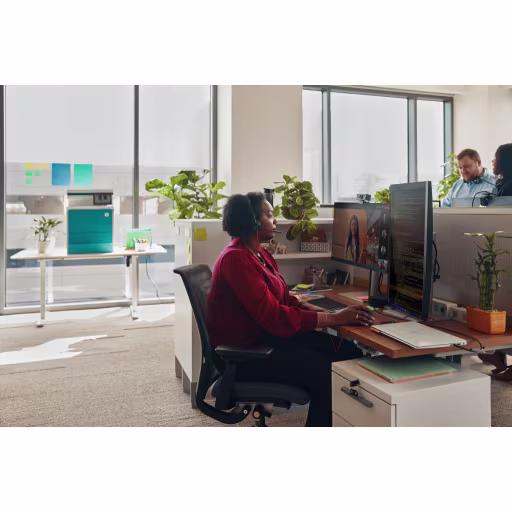 Imagen 1 de Audífonos Monaural Poly Blackwire 3310, Microsoft Teams Certif. c/adap.USB-C/A