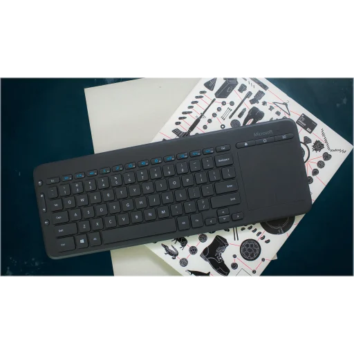 Imagen 1 de Teclado con TouchPad Inalámbrico Microsoft N9Z-00004 USB Resistente a Derrames 