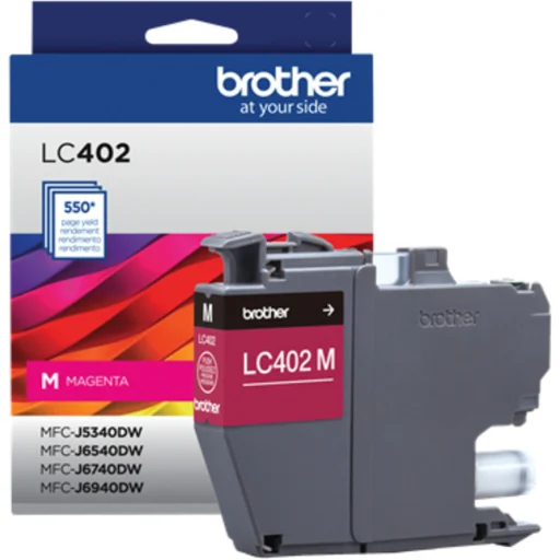 Imagen 1 de Cartridge Brother LC402MS Magenta Comp. MFCJ6740DW, 550 Páginas