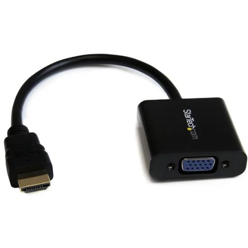 StarTech.com Adaptador de 20cm HDMI a DVI DVI D Hembra HDMI Macho Cable  Conversor de Video Negro Adaptador de video HDMI macho