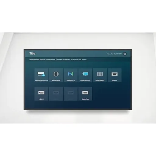 Imagen 13 de Monitor Touch Prof 24/7 Samsung QMB-T 55" 4K UHD WiFi LAN BT DP 3*HDMI HDCP USB