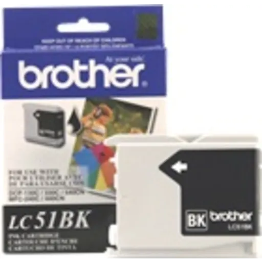 Imagen 2 de CARTRIDGE LC51BK INKJET MFC-240C BLACK DCP-130C
