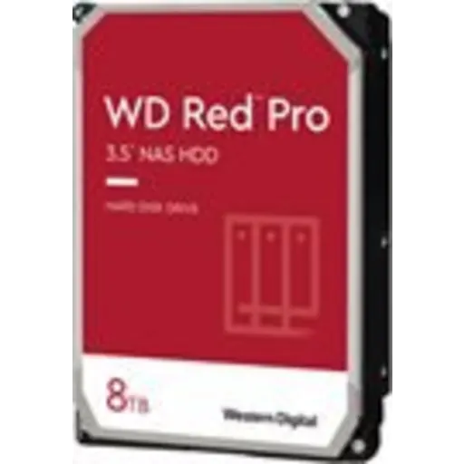 Imagen 1 de Disco Duro Western Digital Red Pro 8TB 3.5" SATAIII 7200RPM 6GB/S 256MB p/NAS