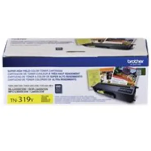 Toner Brother TN-319Y Amarillo para impresoras MFC-L8850DW 6000 Páginas aprox