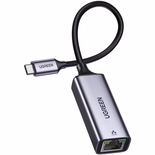 Imagen 0 de Adaptador Ugreen USB-C 3.1 RJ-45 Gigabit 10/100/1000 Material Aluminio CM199