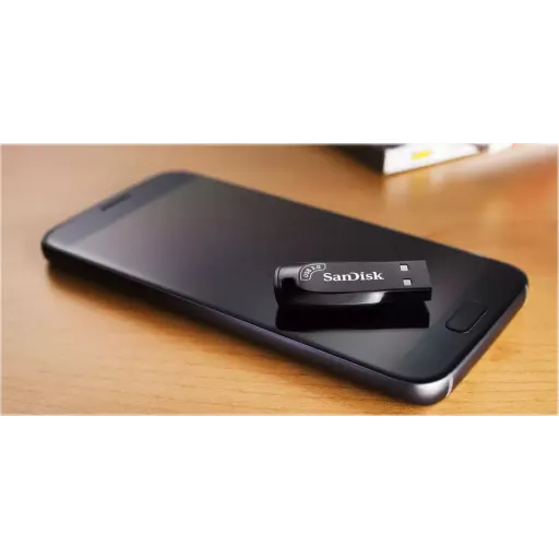 Imagen 4 de Pendrive 64GB SanDisk Ultra Shift USB 3.0 Flash Drive Sin tapa color negro