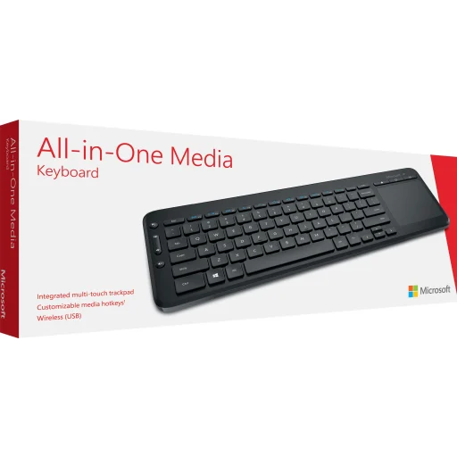 Imagen 2 de Teclado con TouchPad Inalámbrico Microsoft N9Z-00004 USB Resistente a Derrames 