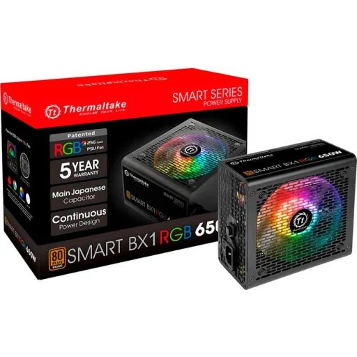 Imagen 0 de Fuente de Poder Thermaltake Smart BX1 RGB 650W 80+ Plus Bronce No Modular ATX