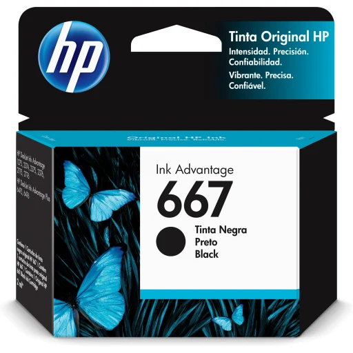 Cartridge HP 667 Negro Comp. DeskJet 6000 6400 1200 2300 2700 4100, 120 Paginas