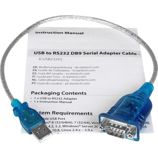 Imagen 12 de Cable Adaptador USB a Serie RS232 1*DB9  M/M