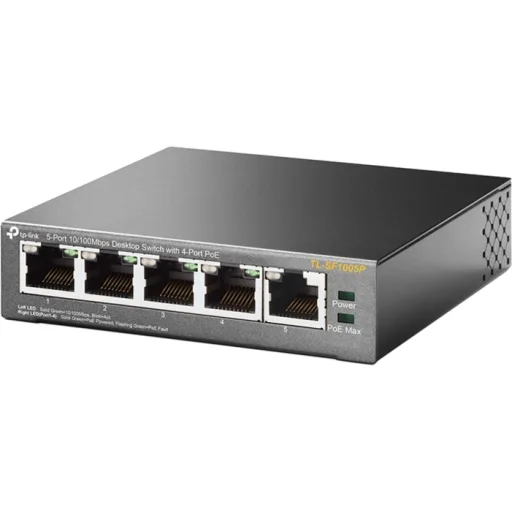 Imagen 2 de Switch TP-Link TL-SF1005P, 5 Puertos RJ45, 10/100 Mbps, Protección de sobrecarga