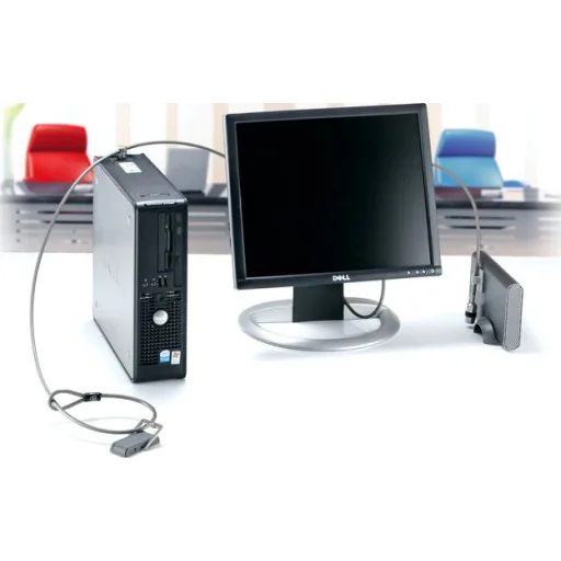 Imagen 2 de Cable de Seguridad Kensington para Computadores y periféricos Acero Carb c/LLave