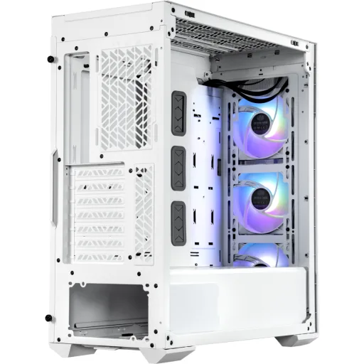 Imagen 4 de Gabinete Gamer CoolerMaster TD500 MESH V2, RGB Vidrio Temp. USB-C 2*USB3.2 Blanc