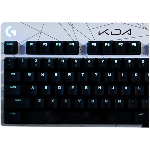 Imagen 2 de Logitech Keyboard Gaming Pro LOL Dewey KDA Negro/Blanco