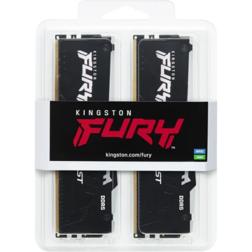 Imagen 4 de Memoria RAM 64GB (2*32GB) DDR5 6000MHz DIMM CL30 Non-ECC 1.4v 288p - FURYBeast