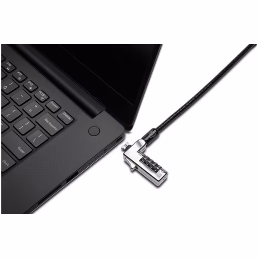 Imagen 4 de Candado de Seguridad Kensington para Portatiles Ultrafinos 2 en 1  Negro c/Clave