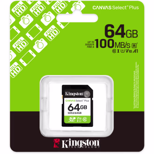 Imagen 2 de Memoria 64GB SD XC Canvas Select Plus Gen3 100MB/s
