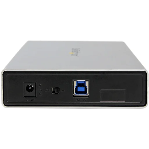 Imagen 2 de Cofre Carcasa de Aluminio para Disco Duro SATA III 3.5 " USB 3.0  Plateado 