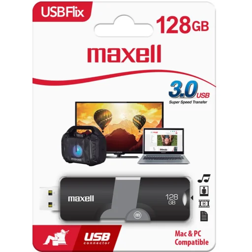 Imagen 0 de Maxell Flix 3.0 v2 Colors 128 GB (Gris)