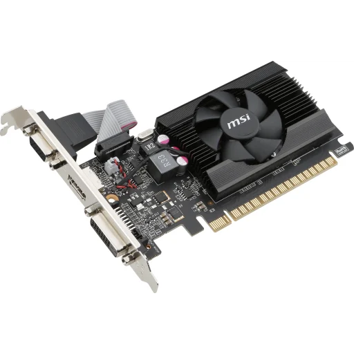 Imagen 2 de Tarjeta de Video MSI NVIDIA GF GT-710 2GB 64bit GDDR3 DVI HDMI VGA  Low Profile