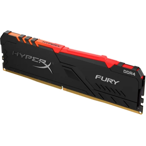 Imagen 0 de Memoria RAM 8GB DDR4 3600MHz DIMM CL17 Non-ECC 1.35v 288p - HyperX Fury RGB