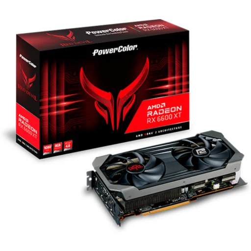 Imagen 0 de PowerColor Red Devil Radeon RX 6600XT 8GB GDDR6 [AXRX 6600XT 8GBD6-3DHE/OC]