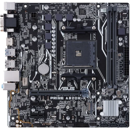 Imagen 0 de Tarjeta Madre Asus PRIME A320M-K LGA AM4 DDR4 2*PS2 VGA HDMI M.2 USB3.0 mATX