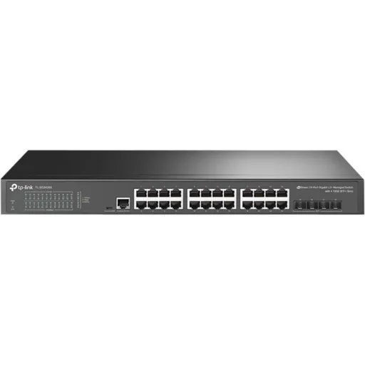 Imagen 2 de Switch TP-Link JetStream TL-SG3428X V1 Gestionado 24x10/100/1000 +