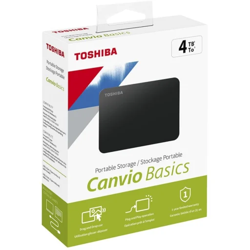 Imagen 0 de Disco Duro Externo Toshiba Canvio Basics 4TB USB 3.0 Negro