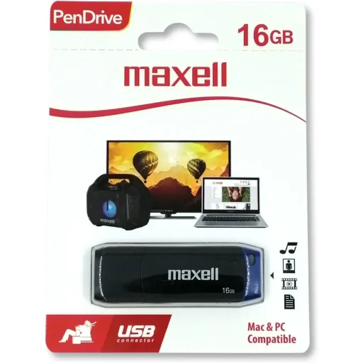 Imagen 0 de Maxell Sil V2 (Azul) 16 GB (USBPD)