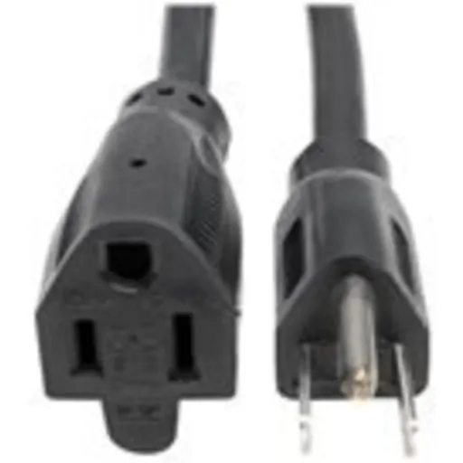 Imagen 6 de Tripp Lite 25ft Power Cord Extension Cable Heavy Duty 14AWG 5-15P 5-15R 15A 25' - Cable alargador de alimentación - NEMA 5-15 (H) a NEMA 5-15P (M) - CA 120 V - 15 A - 7.6 m - negro