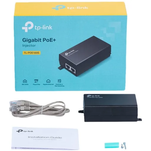 Imagen 1 de Separador PoE TP-Link TL-POE160S CA 100-240V 30vatios Conectores de salida 1