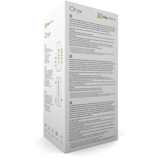 Imagen 6 de Parlante Portátil KlipX Oryx KBS-600 Bluetooth v5.0 TWS 31W c/Mic IPX7 13hrs Neg