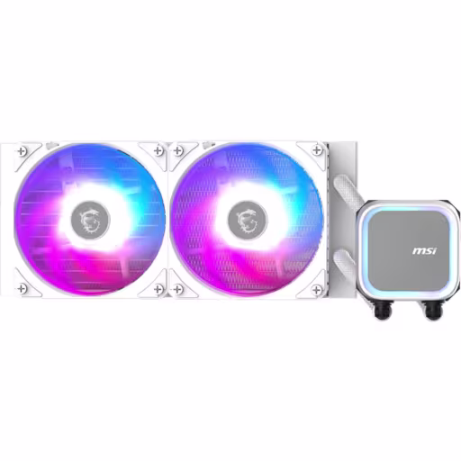 Imagen 0 de Refrigeración Líquida MSI MAG CORELIQUID A13 240 LGA1851 AM5 2*120mm Color Blanc