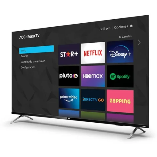 Imagen 1 de Televisor AOC 55U6125 55" 4K UHD RokuTV LED SmartTV LAN 3*HMDM USB