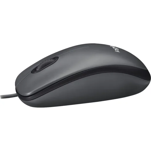 Imagen 3 de Mouse Alámbrico Logitech M90 Óptico 1000dpi USB Color negro p/MAC-PC