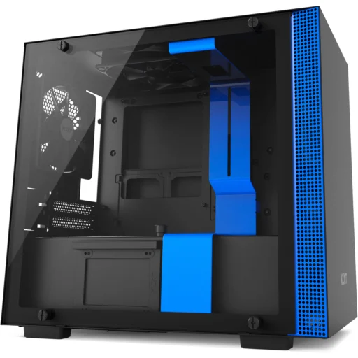 Imagen 0 de NZXT H200 - Black / Blue (CA-H200B-BL)
