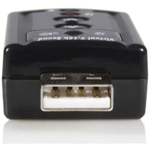 Tarjeta de Sonido Externa 7.1 USB - Base Virtual