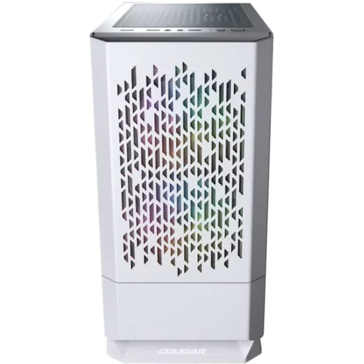 Imagen 15 de Cougar MG140 Air RGB - MT - micro ATX - panel lateral con ventana (cristal templado) - sin fuente de alimentación - blanco - USB/Audio