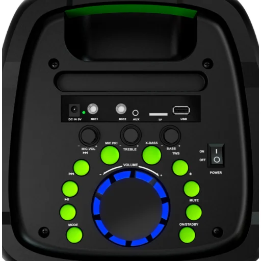 Imagen 2 de Klip Xtreme KLS-652 - Speaker system - Black - portable 8"