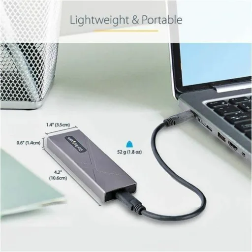 Imagen 7 de Cofre Porta SSD M.2 StarTech, USB-C, PCIe NVMe M.2/SATA 2230/2242/2260/2280 Alum